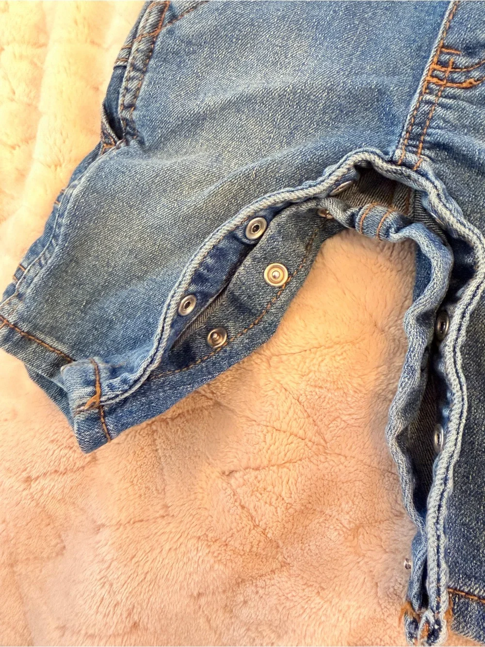OshKosh B'gosh Faded Blue Denim Toddler Overalls